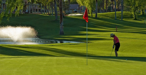 golfing